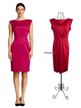 Vintage Calvin Klein Sheath Cocktail Dress